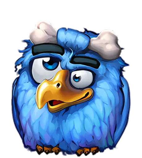Pirots 2 character blue bird