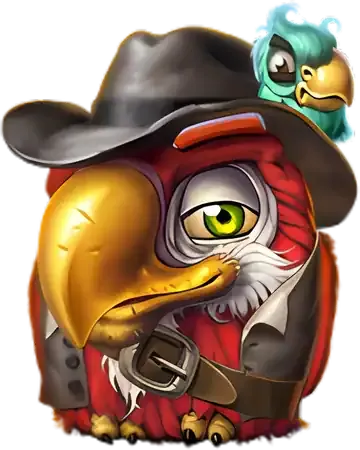 Pirots 5 Captain Redfeather red bird